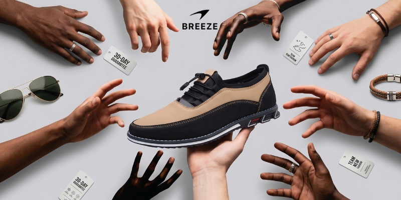 Detailed guide on how to choose shoe size at Breeze