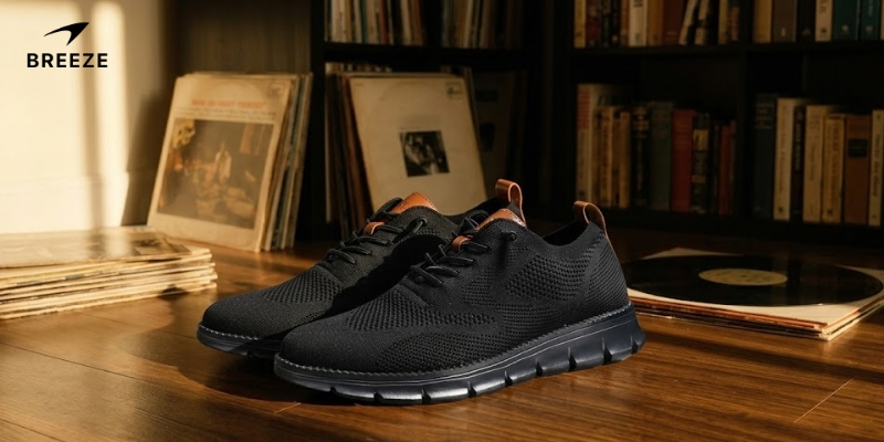 The combination of shoes and high fashion